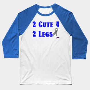 Funny Amputee Design Baseball T-Shirt